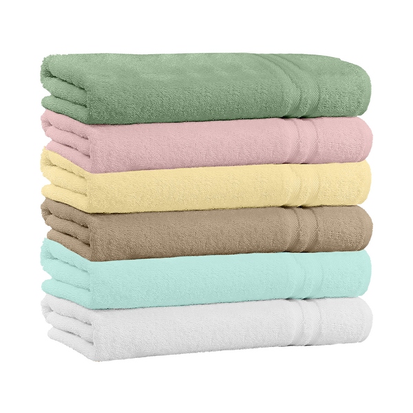 7 PACK BATH popular TOWELS